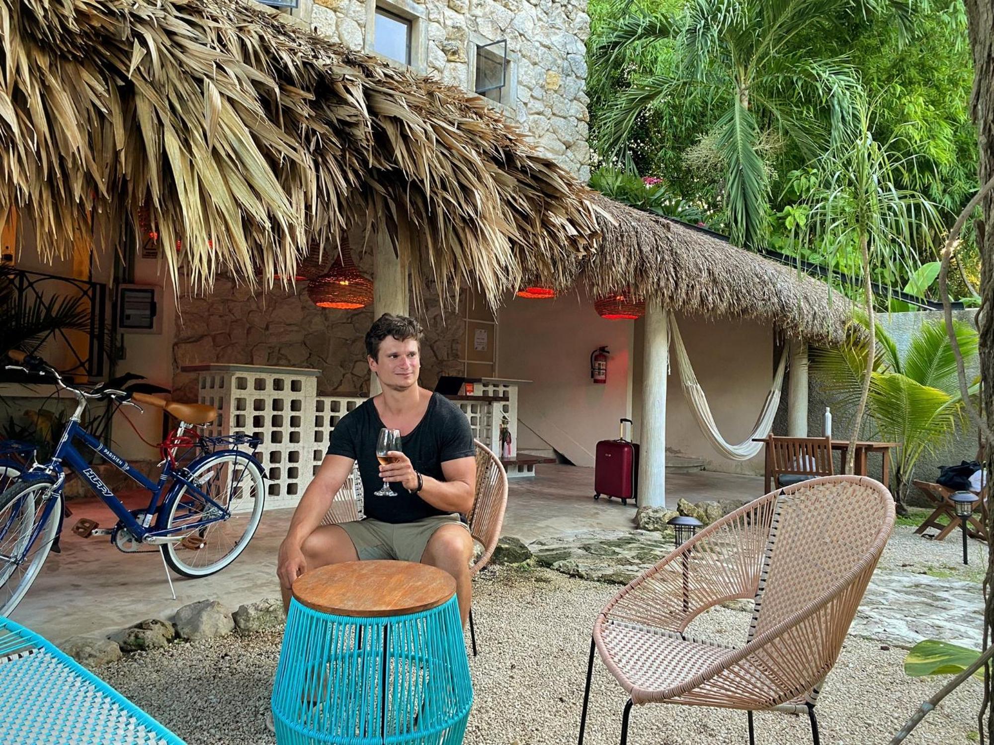 Elmar Hostel Bacalar Eksteriør bilde