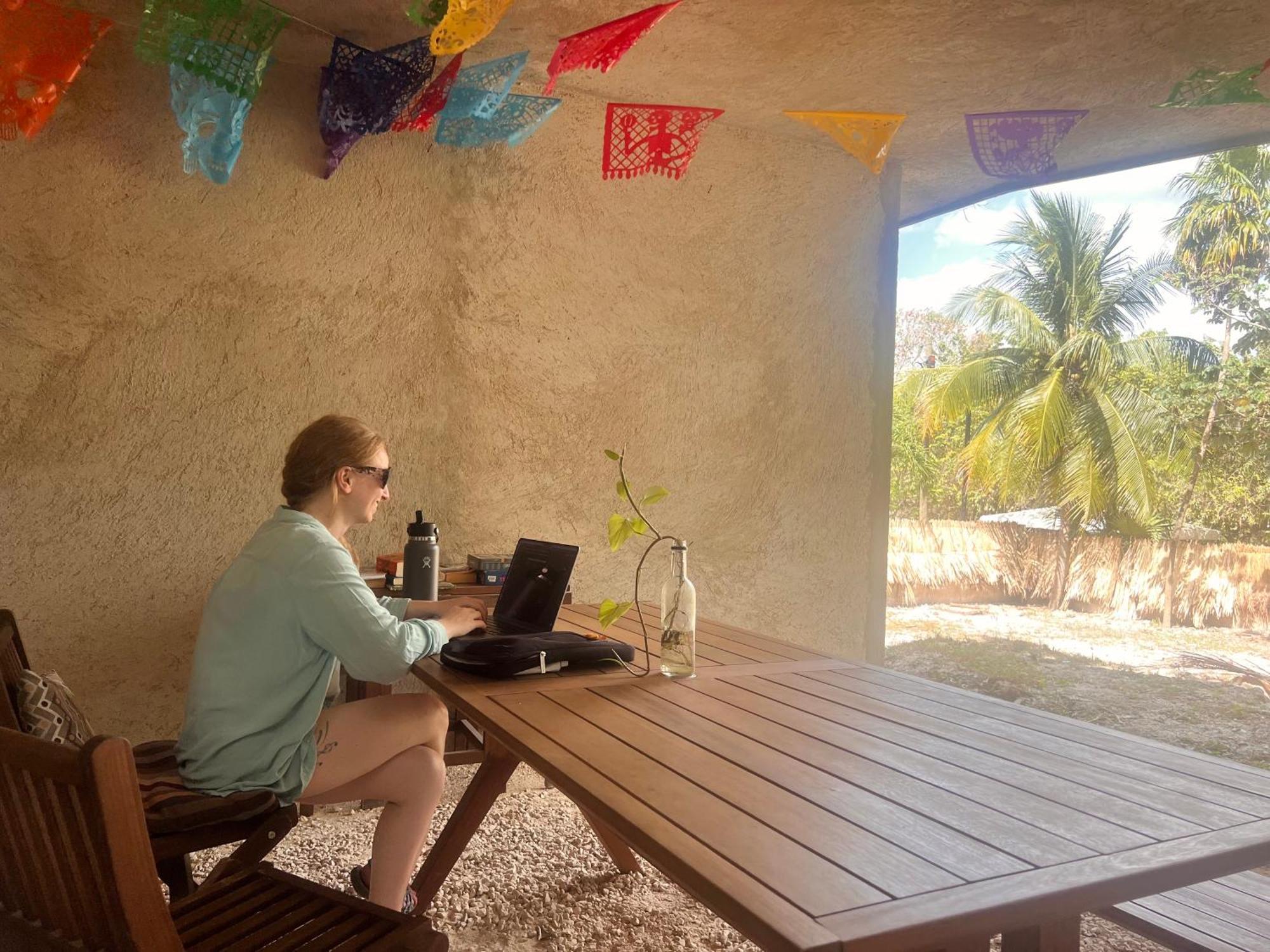 Elmar Hostel Bacalar Eksteriør bilde