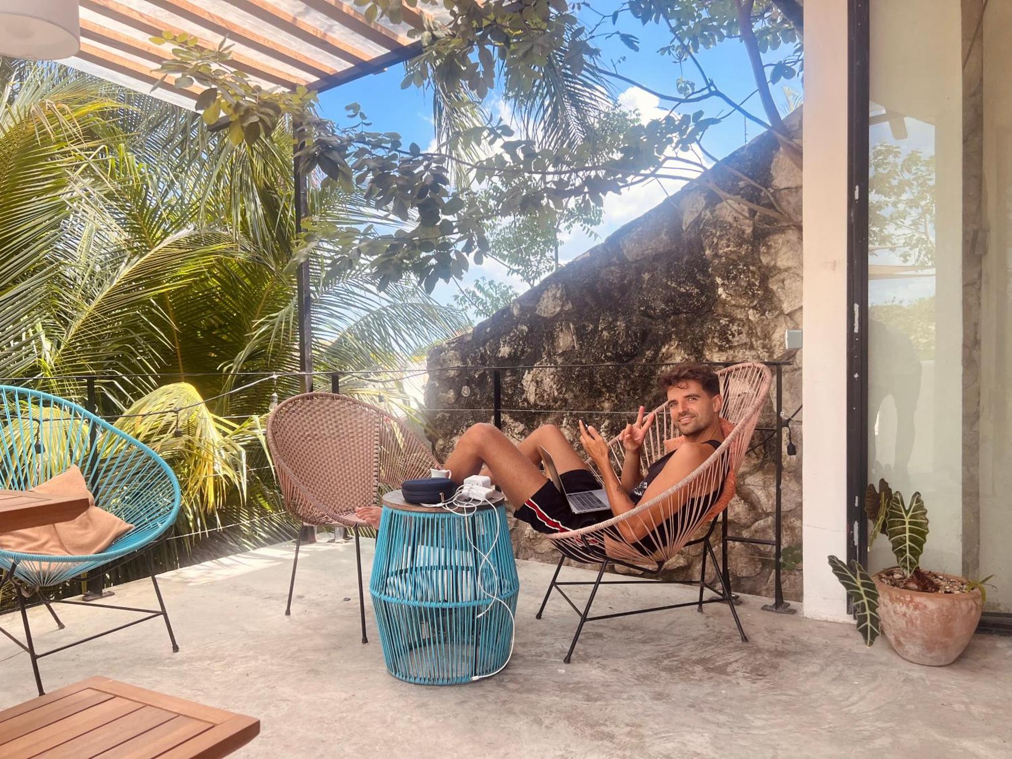 Elmar Hostel Bacalar Eksteriør bilde